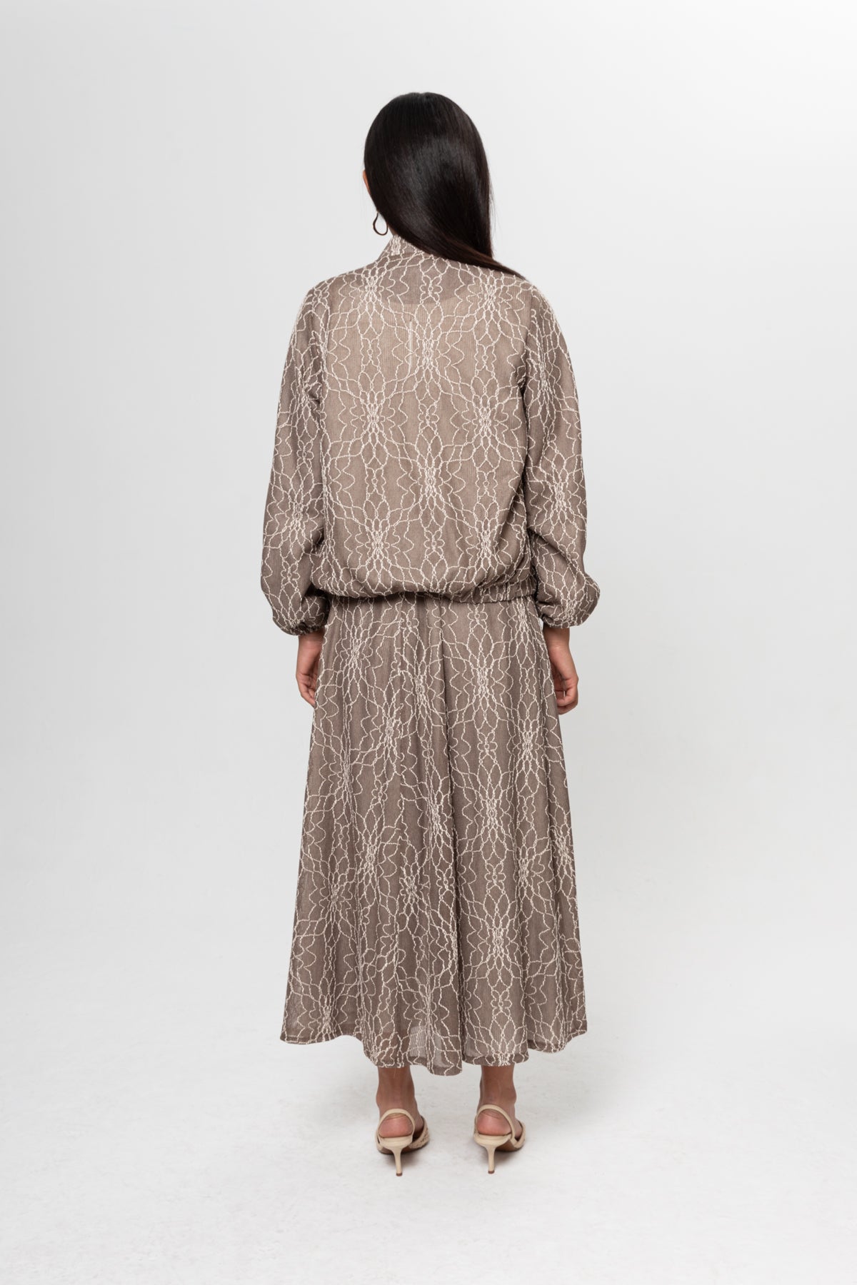 VİZON DANTEL DETAY ETEKLİ TAKIM