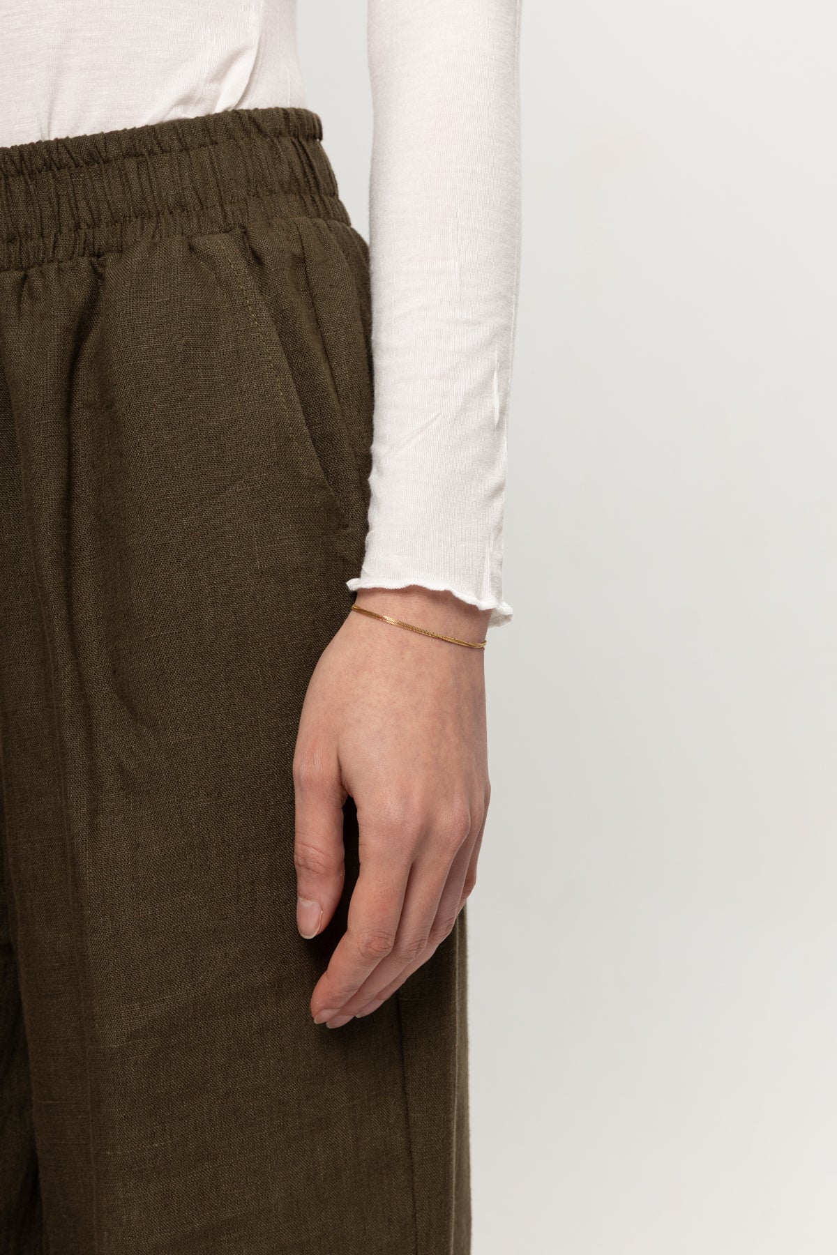 BEYAZ BİSİKLET YAKA TRANSPARAN BADY