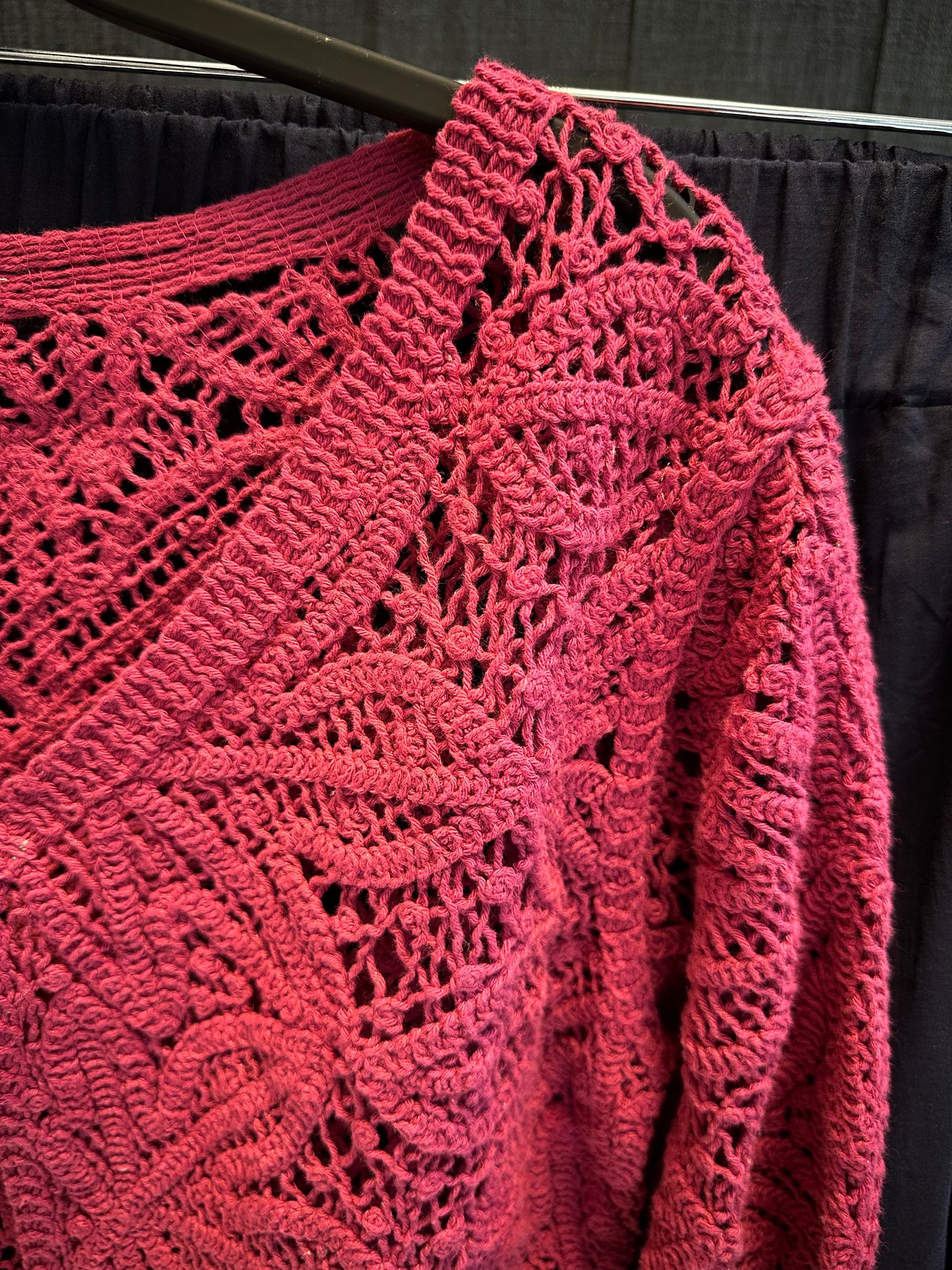 PEMBE DANTEL DETAYLI CEKET