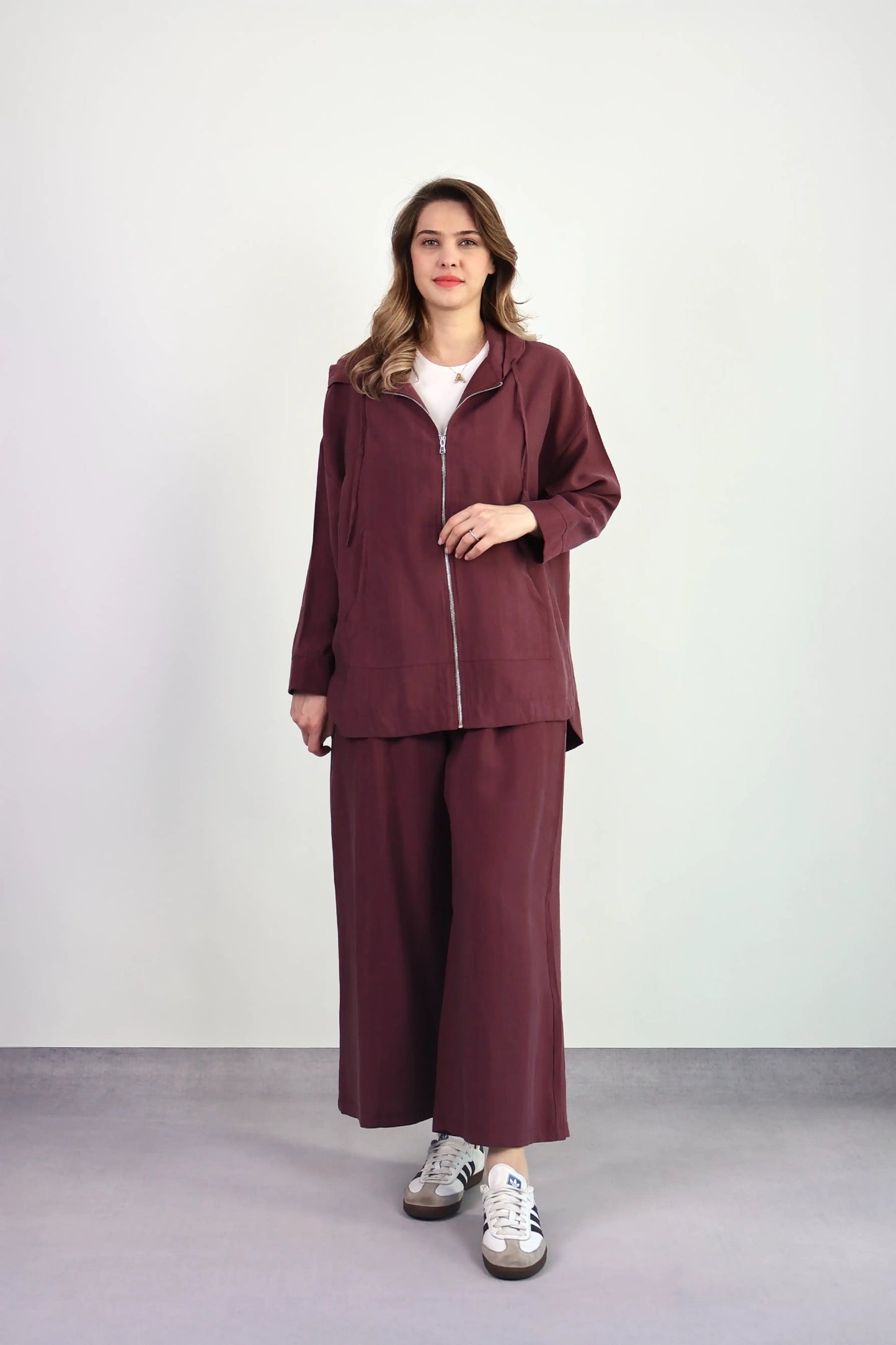 MÜRDÜM LYOCELL KAPÜŞONLU PANTOLON TAKIM