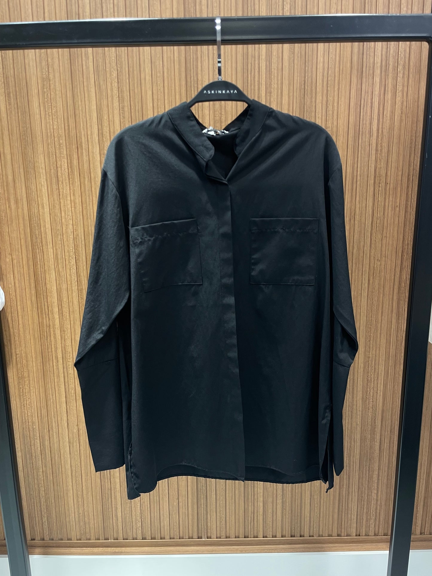 SİYAH İSPANYOL KOL GÖMLEK