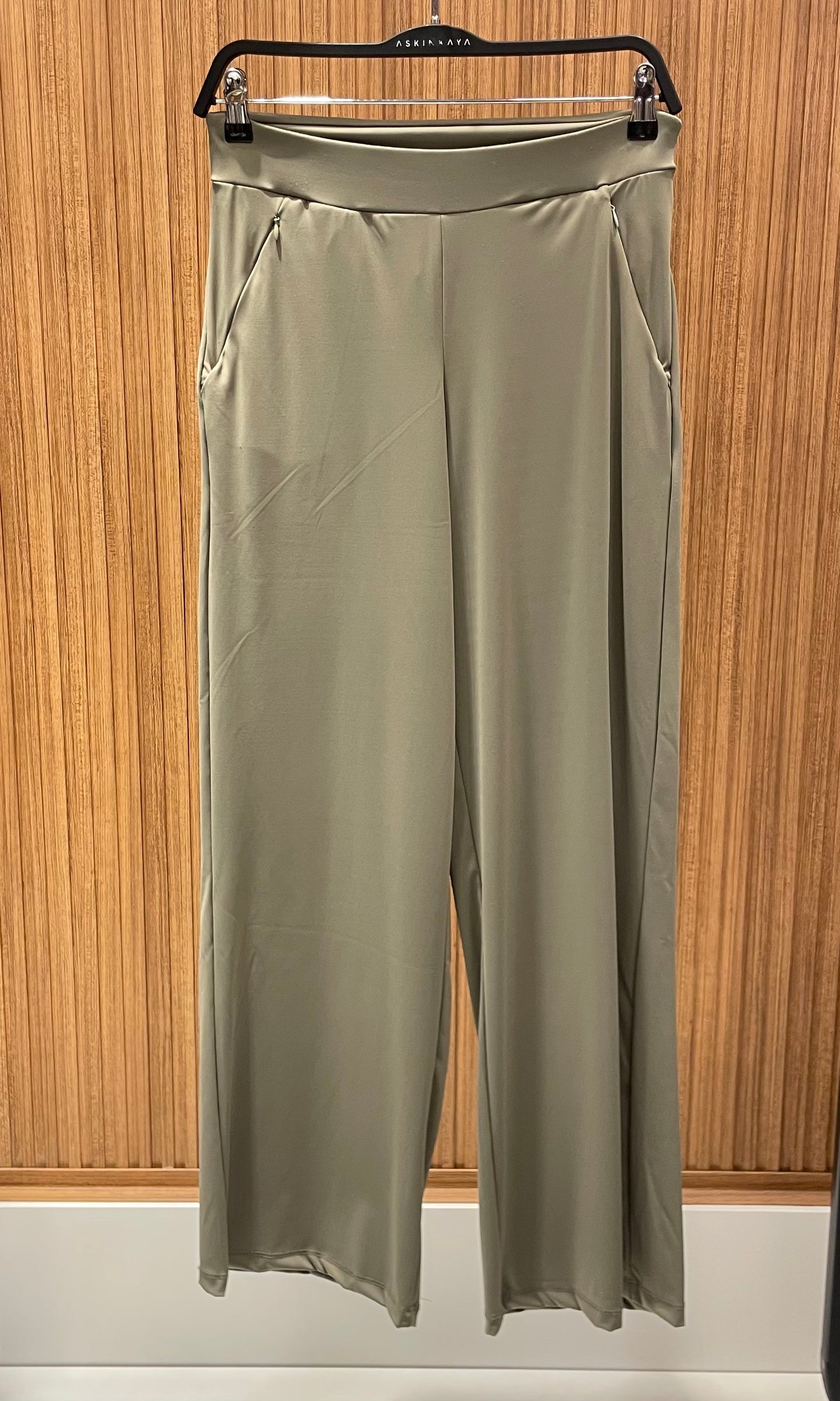 HAKİ PALAZZO EŞOFMAN PANTOLON