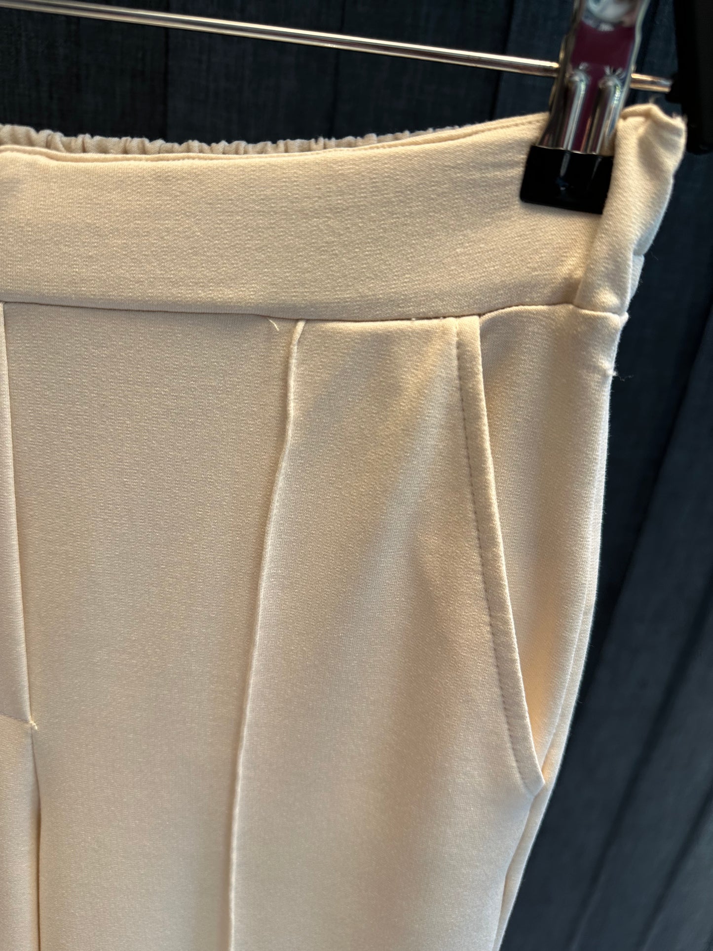 KREM NERVÜRLÜ BOL PAÇA PANTOLON