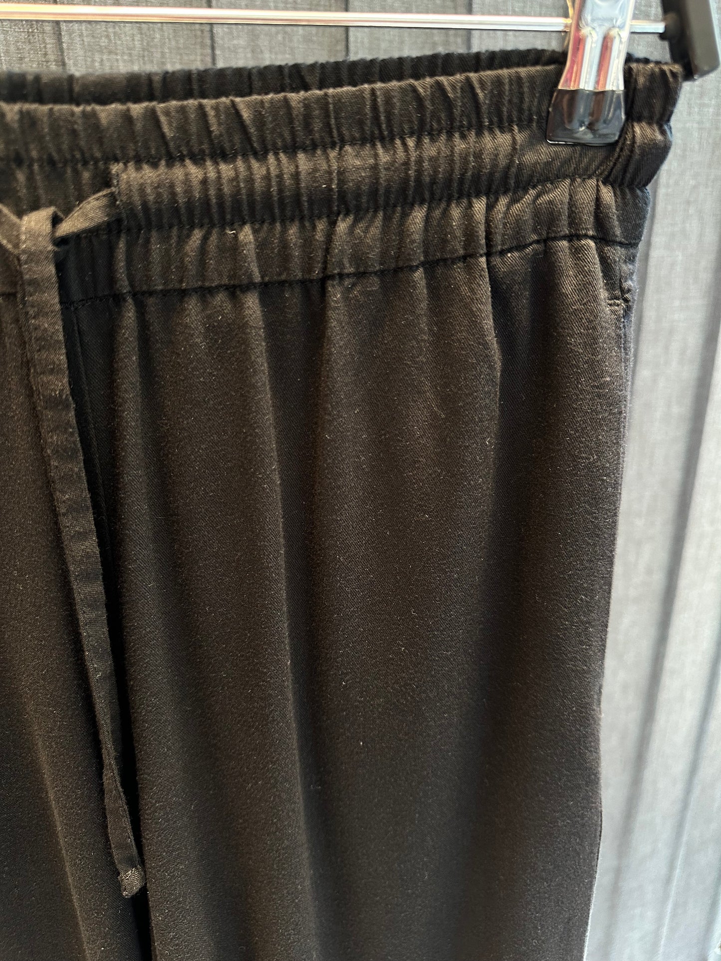 SİYAH GENİŞ PAÇA PANTOLON