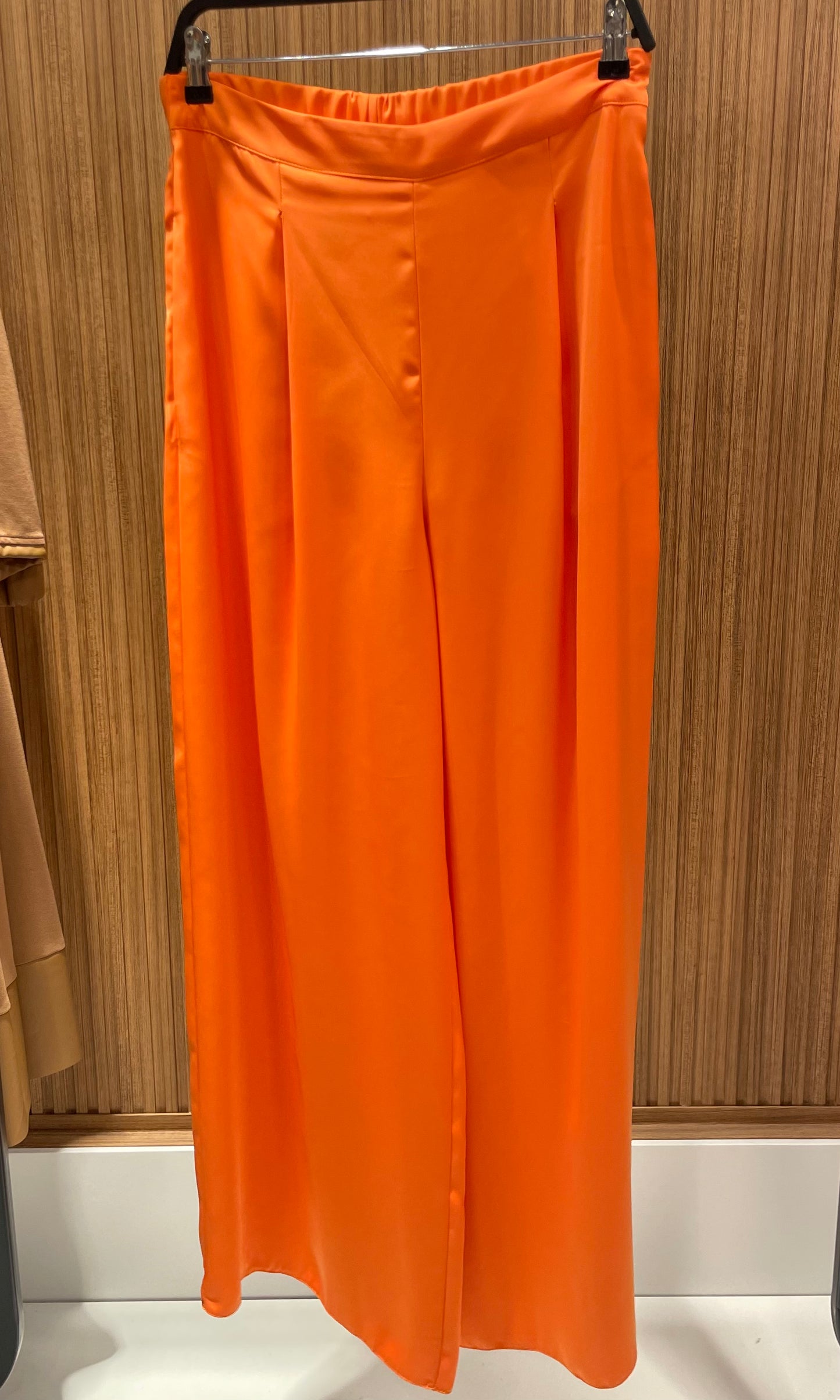 TURUNCU SATEN PANTOLON