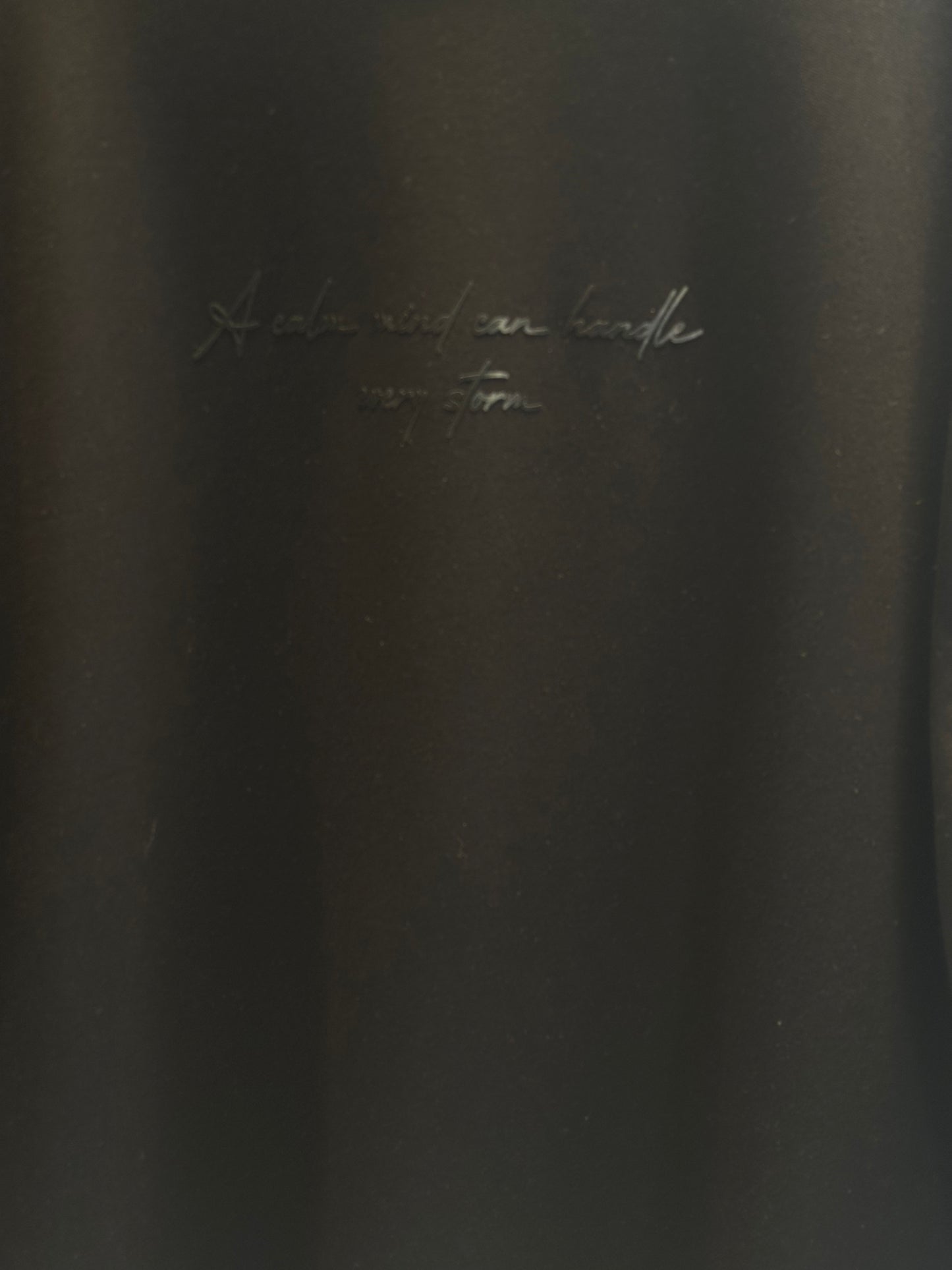 SİYAH PARLAK TANATON BASKILI BASİC SWEAT