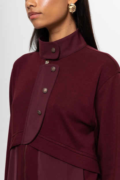 BORDO OYSHO ÖNÜ PATLI PANTOLON TAKIM