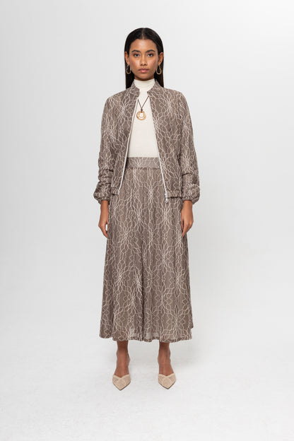 VİZON  DANTEL DETAY ETEKLİ TAKIM