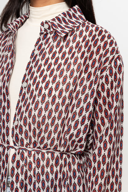 BEJ RENKLİ GÖMLEK ELBİSE