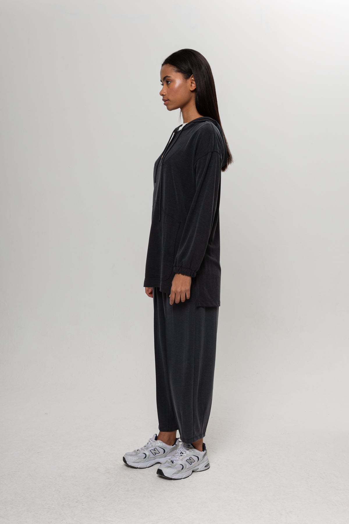 ANTRASİT ÖNDEN DÜĞMELİ İKİLİ TAKIM