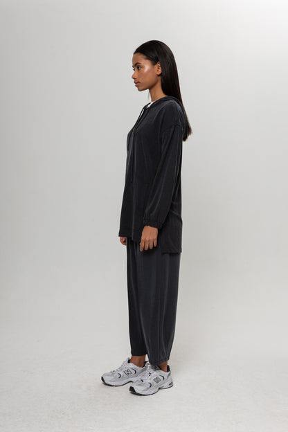 ANTRASİT ÖNDEN DÜĞMELİ İKİLİ TAKIM