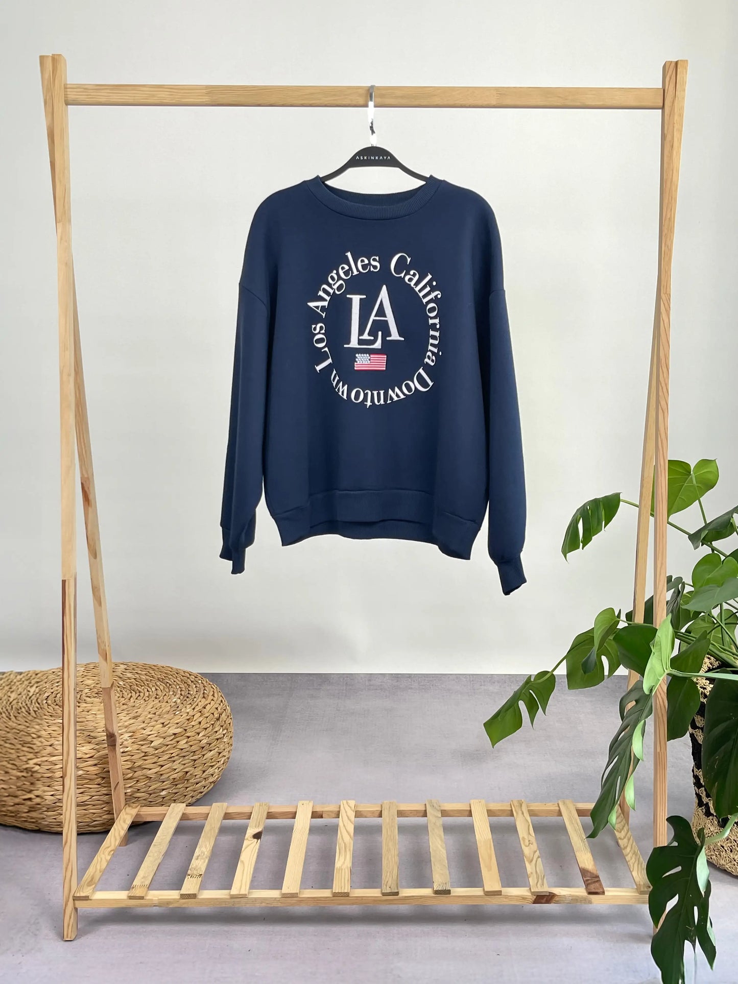 LACİVERT LOS ANGELES SWEATSHIRT - ASKINKAYA