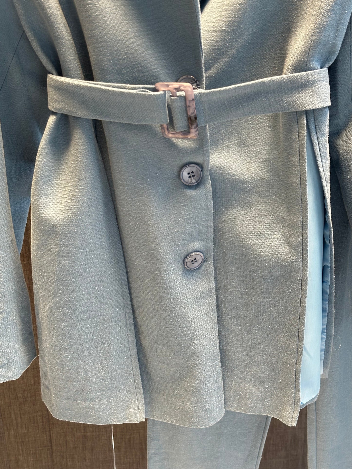 İNDİGO KETEN BLAZER TAKIM