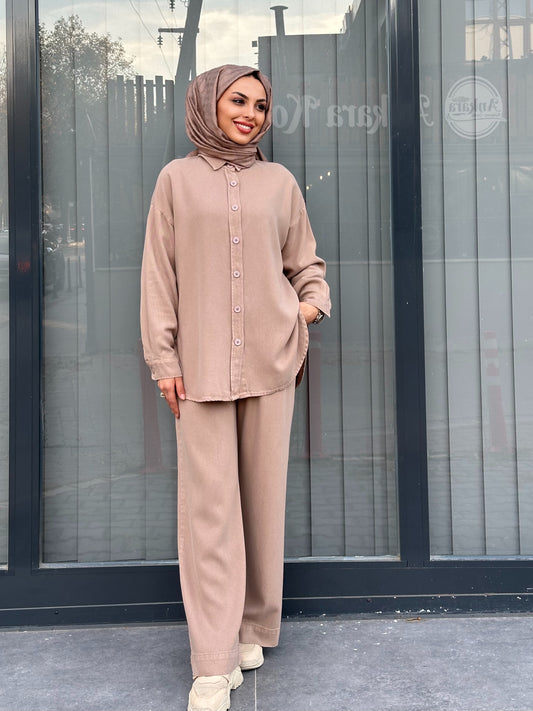 VİZON GÖMLEKLİ PANTOLON TAKIM