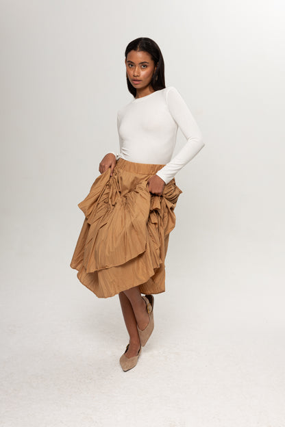 CAMEL KRAŞLI KAT KAT ETEK