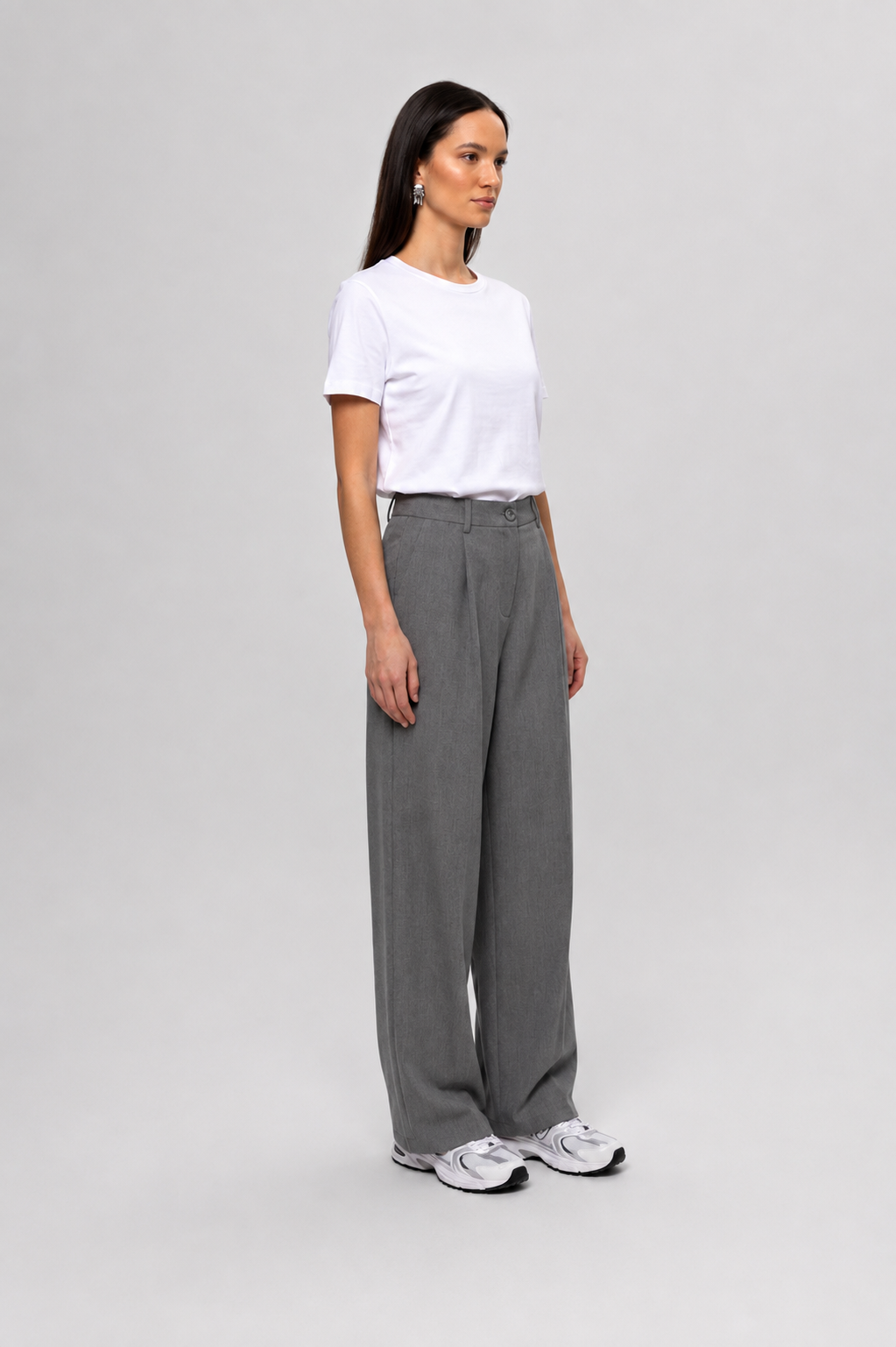 GRİ PLAZZO PANTOLON