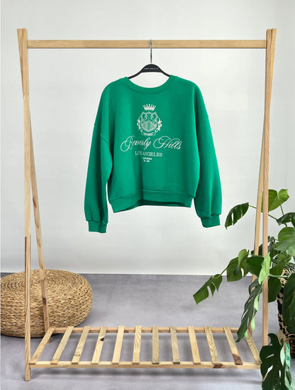 YEŞİL BEVERLY HILLS SWEATSHIRT - ASKINKAYA