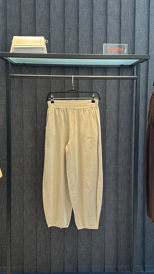 BEJ ŞALVAR PANTOLON