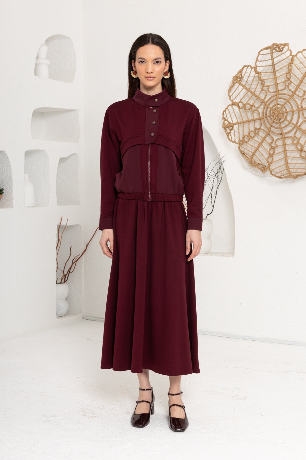 BORDO  OYSHO ÖNÜ PATLI ETEK TAKIM