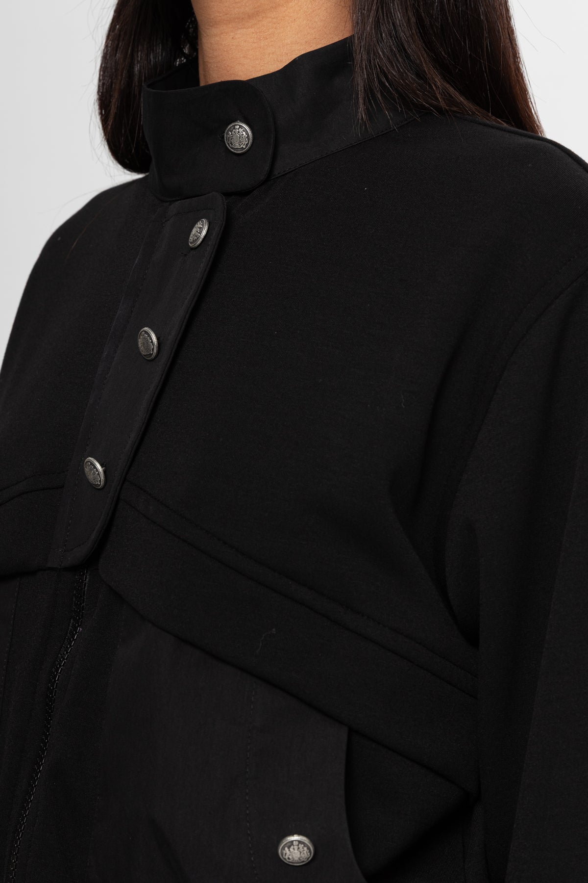 SİYAH  OYSHO ÖNÜ PATLI ETEK TAKIM