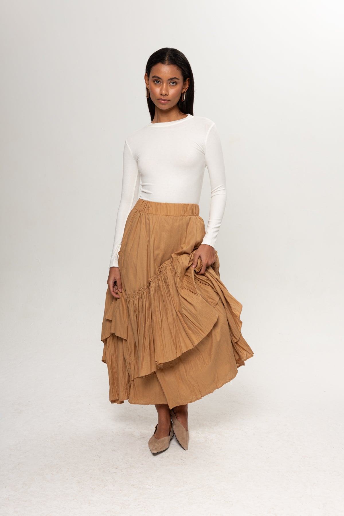 CAMEL KRAŞLI KAT KAT ETEK