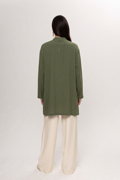 YEŞİL ÖNDEN ÇITÇITLI GÖMLEK KAP