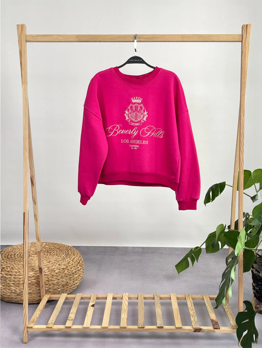 PEMBE BEVERLY HILLS SWEATSHIRT - ASKINKAYA