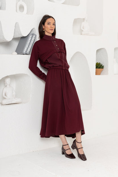 BORDO  OYSHO ÖNÜ PATLI ETEK TAKIM