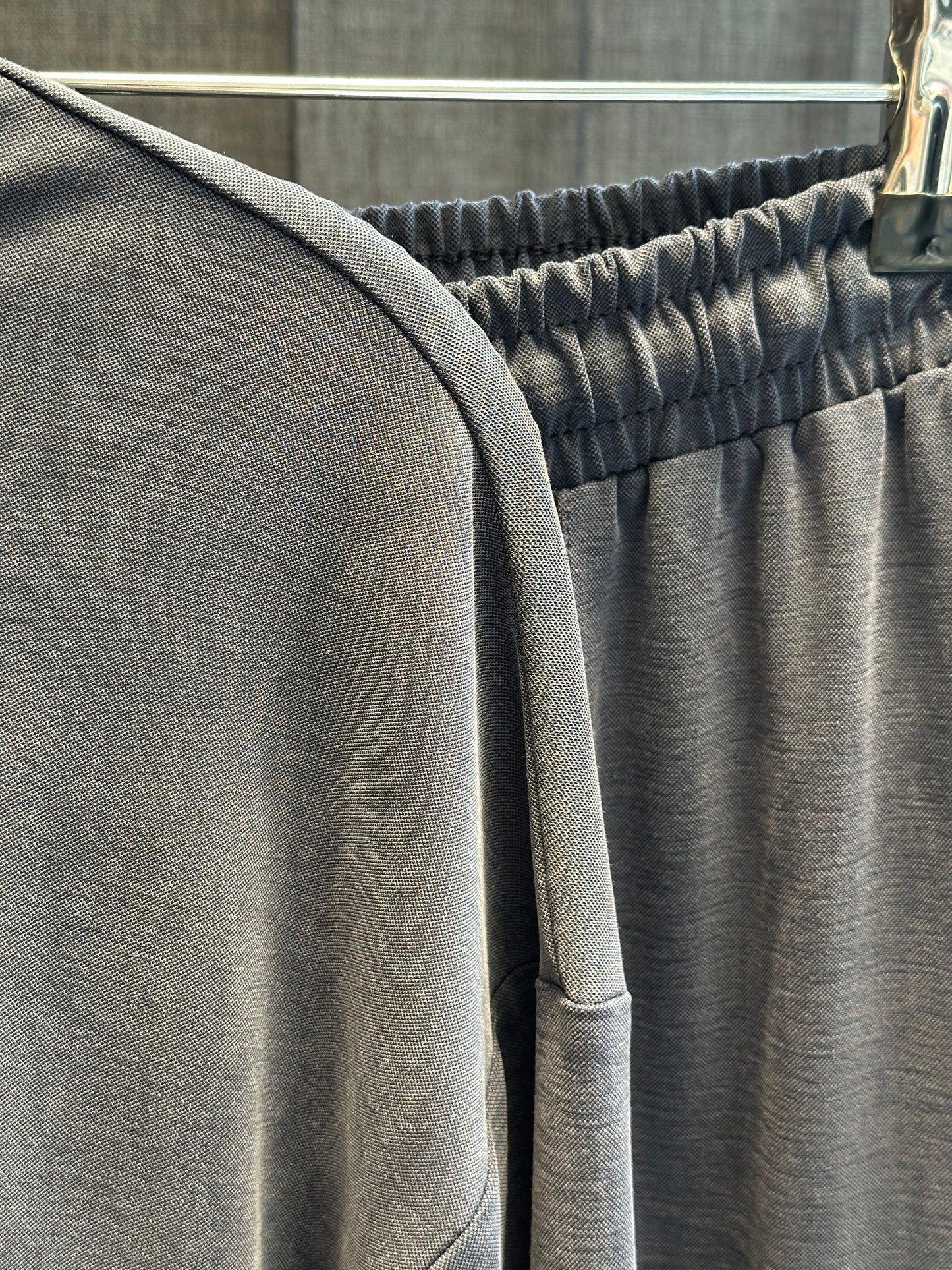 LACİVERT DİK YAKALI FERMUARLI PANTOLON TAKIM