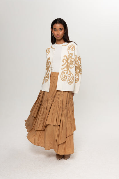 CAMEL KRAŞLI KAT KAT ETEK