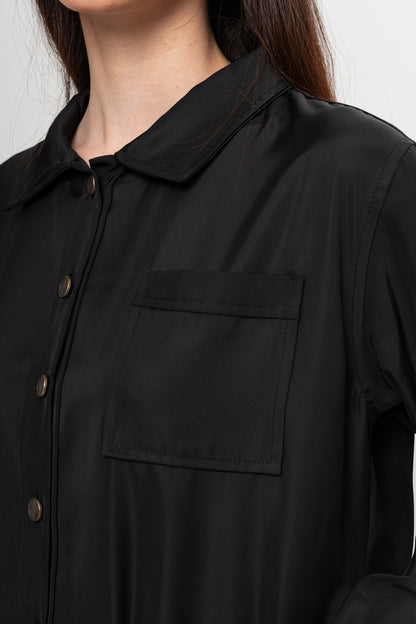 SİYAH  ÜÇ CEPLİ PANTOLON TAKIM