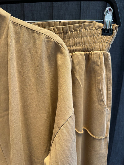CAMEL İSPANYOL PAÇA PANTOLON TAKIM