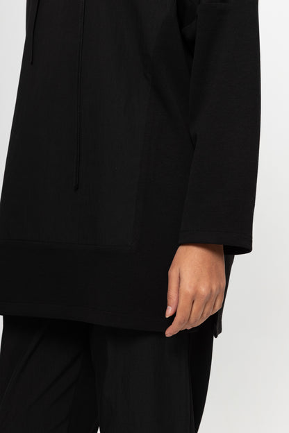 SİYAH DEGAJE YAKA PANTOLON TAKIM