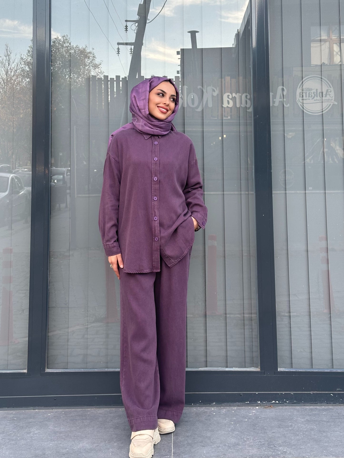 MÜRDÜM GÖMLEKLİ PANTOLON TAKIM