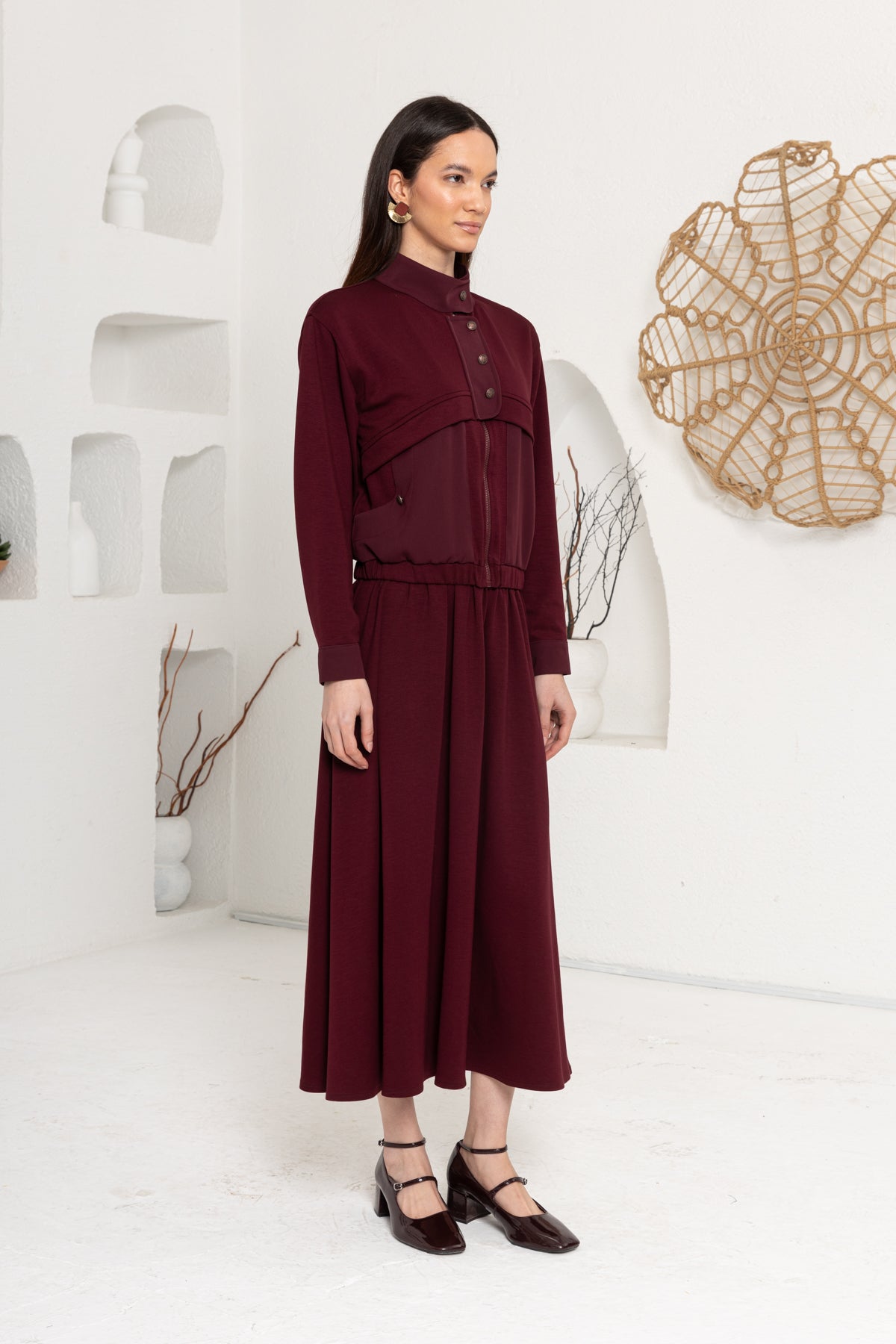 BORDO  OYSHO ÖNÜ PATLI ETEK TAKIM