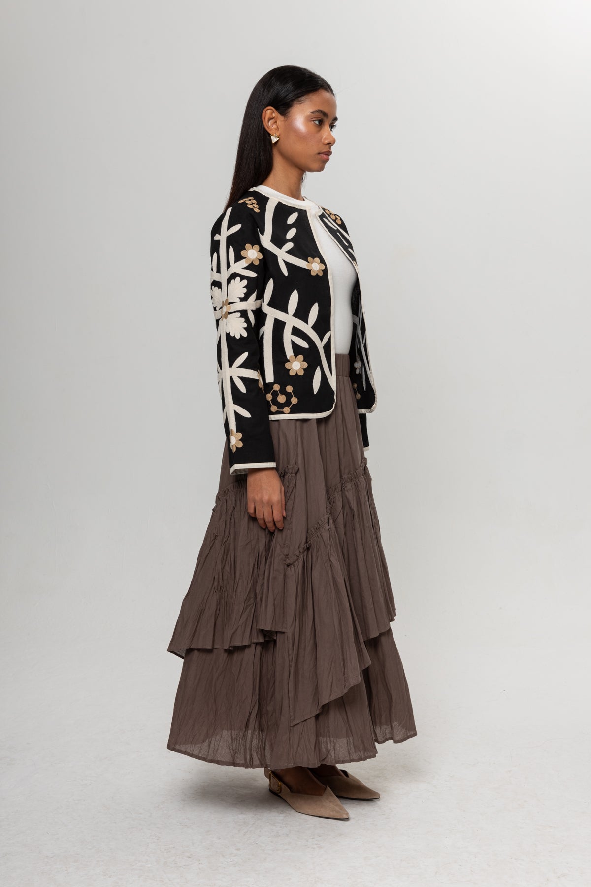 VİZON KRAŞLI KAT KAT ETEK